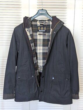 Barbour White Label Hooded Bedale Sl Waxed Jacket